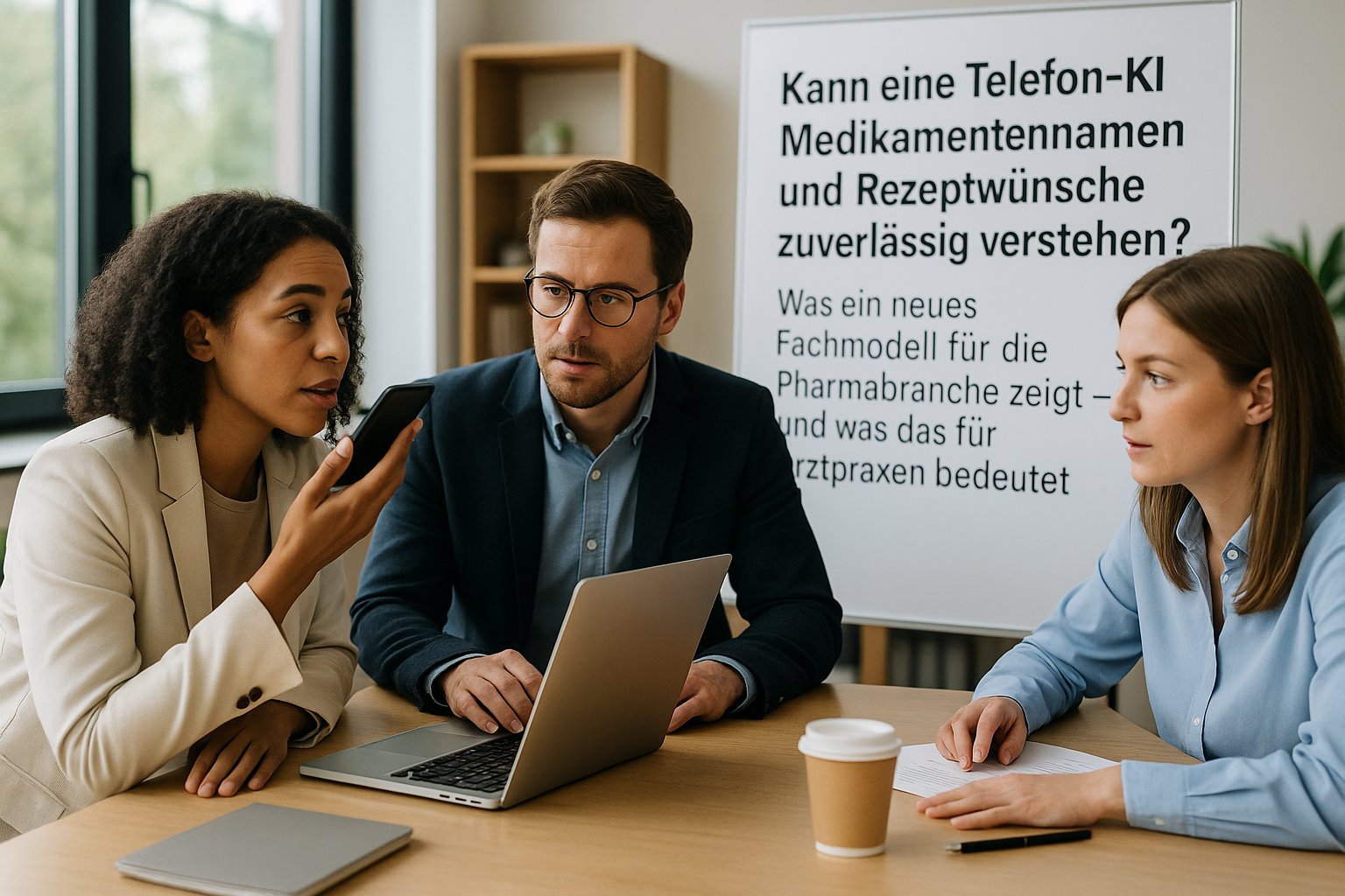 Kann eine Telefon-KI Medikamentennamen und Rezeptwünsche zuverlässig verstehen? Was ein neues Fachmodell für die Pharmabranche zeigt – und was das für Arztpraxen bedeutet: Trends und Zukunftsperspektiven