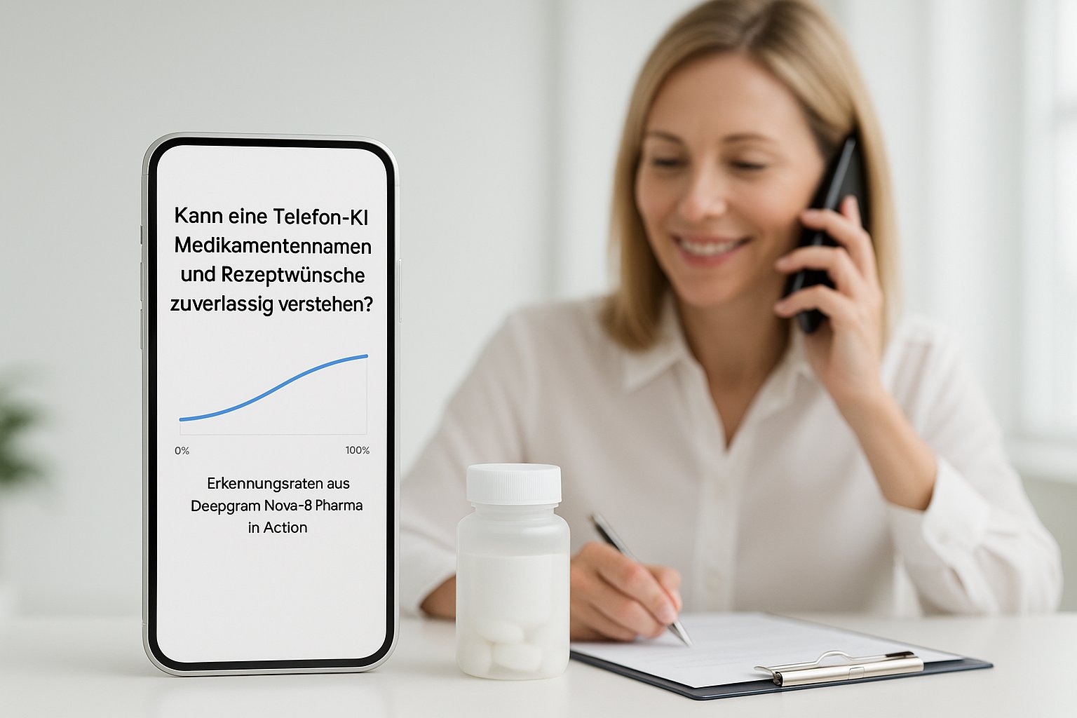 So nutzen Sie Kann eine Telefon-KI Medikamentennamen und Rezeptwünsche zuverlässig verstehen? Erkennungsraten aus Deepgram Nova-3 Pharma für nachhaltigen Erfolg
