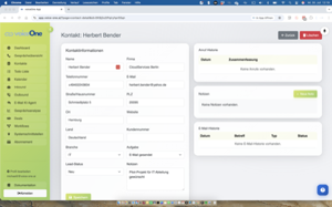 Kontakt-Detailansicht